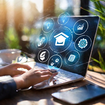 Student researching overseas education opportunities online – DKP Edu Services